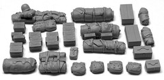 1/35 Scale US Army M24 Chaffee Stowage Set Fits any Kit – Value Gear – Resin