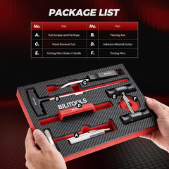 7-Piece Windshield Removal Tool Kit for Classic Vintage Car Windscreen Remover S