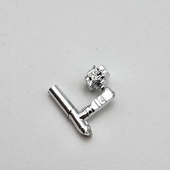 AMT 1/25 67 Chevelle Pro Street AMT876/12 Parts Kit Bash Chrome Piece #114