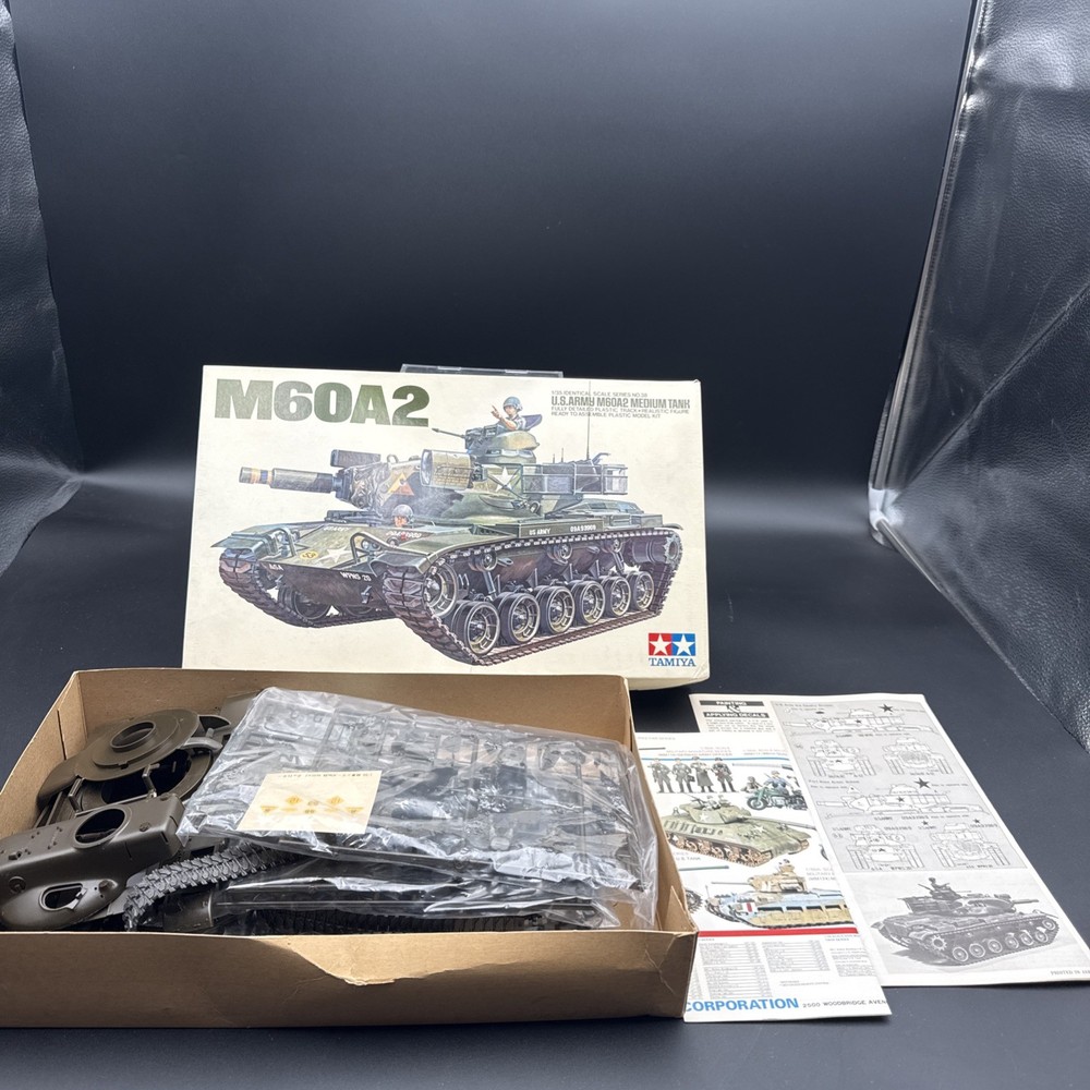 1/35 M60A2 Starship Tank Motorized Vintage Rare Unbuilt Model Kit MT138