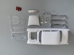 AMT 1/25 1955 CHEVY BEL AIR SEDAN Body And Parts/Junkyard/Diorama