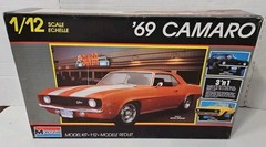 Monogram ’69 Camaro 1:12 Model Car Kit 3 ‘n 1 Stock Strip Street 1988 NEW