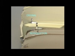 1960 AMT FORD PROMO, FRICTION REPRO PLASTIC FENDER ORNAMENT SOLD INDIVIDUALLY