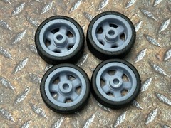 Resin 21/20 Inch “US Mags Saber” (Oldsmobile) Model car Wheels/Tires 1/24 scale