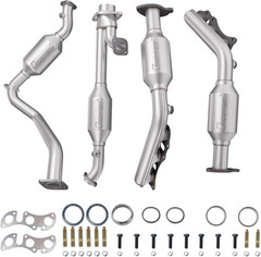 Front Rear Left Right Catalytic Converter Compatible with Toyota 4Runner 2003-20