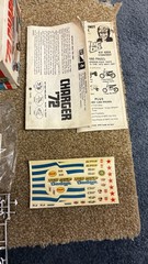 MPC 1/25 1972 DODGE CHARGER ANNUAL MODEL KIT UNBUILT 1-7207-225 PLEASE READ
