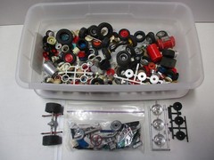 MPC, Revell or AMT Tires, Hubcaps and Parts Lot
