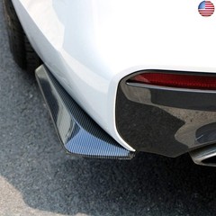 2Pcs Car Universal Rear Bumper Lip Diffuser Splitter Canard Protector Universal