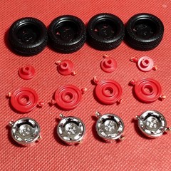 Stock Wheels & Tires 1988 Chevy Corvette 1:25 scale model car part MPC