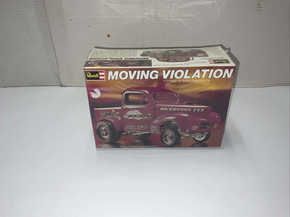 REVELL 1/25 1941 Willys Moving Violation Pickup Sealed Model Car Kit 1978