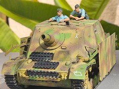 1/35 Tamiya Sturmpanzer IV Brummbar Model Tank, Built