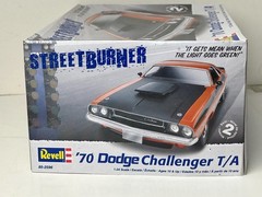 Revell #85-2596, 1970 Dodge Challenger T/A Model Kit with Box