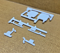 1940 FORD Standard Coupe RADIATOR & HOSES 1/25 Scale Monogram NEW Model PARTS