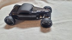 Cool Custom built up 1930-32 Ford Pro Touring Roadstr model car Gloss black 1/25