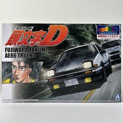 Unassembled Aoshima Pre-painted el 1/24 Initial D Takumi Fujiwara AE86 Trueno