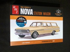1/25 AMT AMT1202/12 1963 Chevy II Nova Station Wagon Craftman Plus Series Model