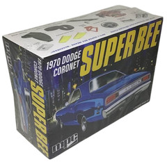1970 Dodge Coronet Super Bee Car Plastic Model Kit 1:25 Skill 2 MPC NEW
