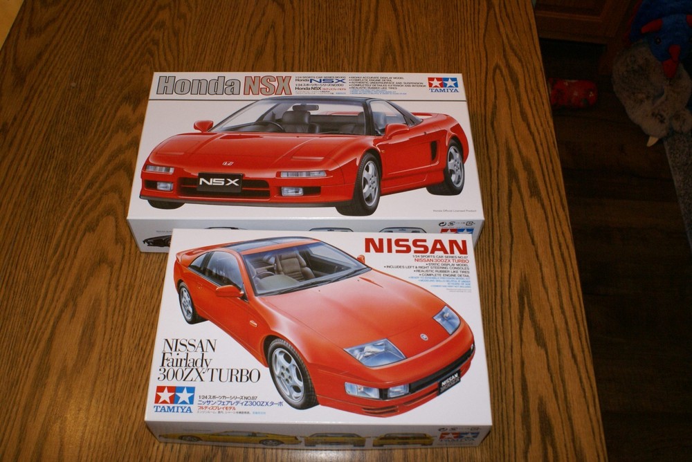 Tamiya Nissan 300ZX Turbo & Tamiya 1/24 Acura NSX 2 kits
