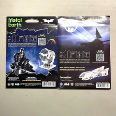 Metal Earth BATMAN The Dark Knight Bat Signal Batmobile 2 DIY Puzzles Models