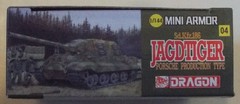1/144 Sd.Kfz.186 Jagdtiger Porsche Prod Dragon Mini Armor #14106 Sealed MIUB
