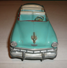 Vintage 1950 Chevrolet Convertible Sea Foam Green Dealer Promo Car Bank