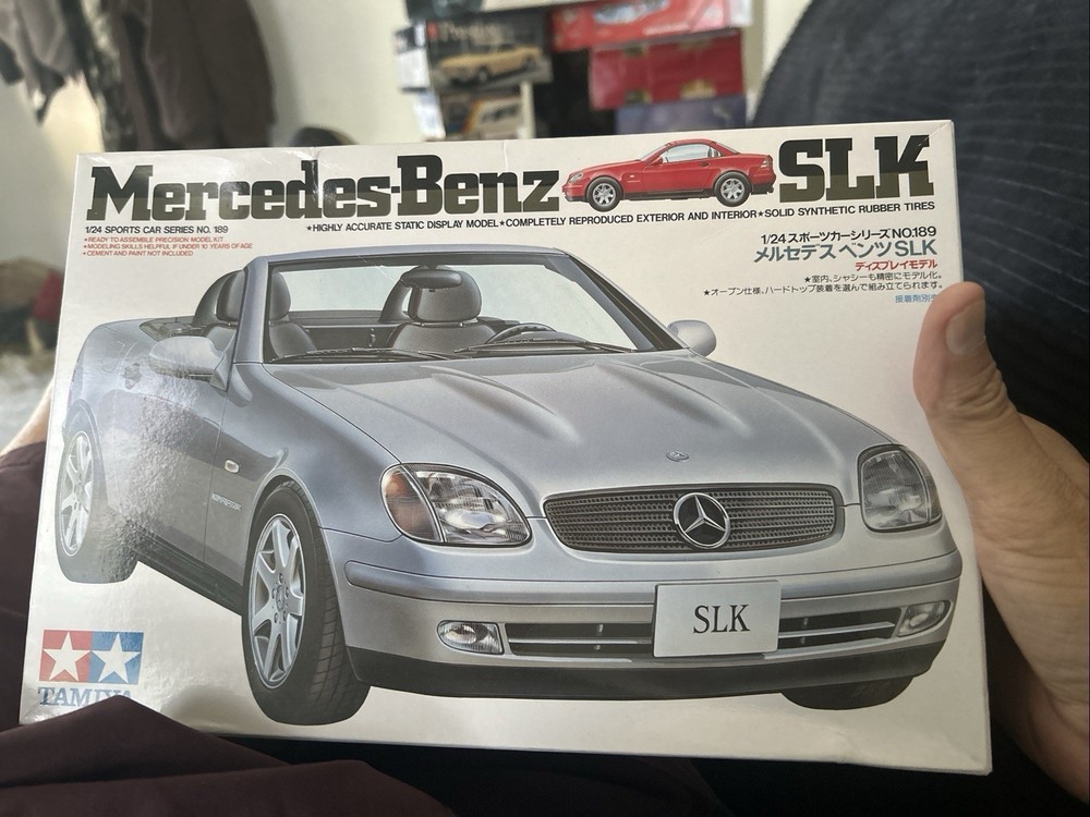 Tamiya 1/24 Sports Car Series No. 189 Mercedes-Benz SLK Model Kit! Sealed Bags