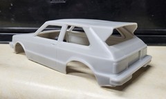 1/24 scale resin 3d printed Outlaw Toyota Starlet body model slot car