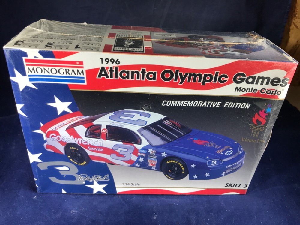 Y1-61 DALE EARNHARDT #3 ATLANTA OLYMPIC GAMES 1996 CHEVY MONTE CARLO