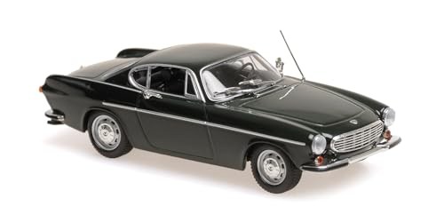 Minichamps 940171621 – Volv. P 1800S Coupe Green 1969 – Scale 1/43 – Model Car