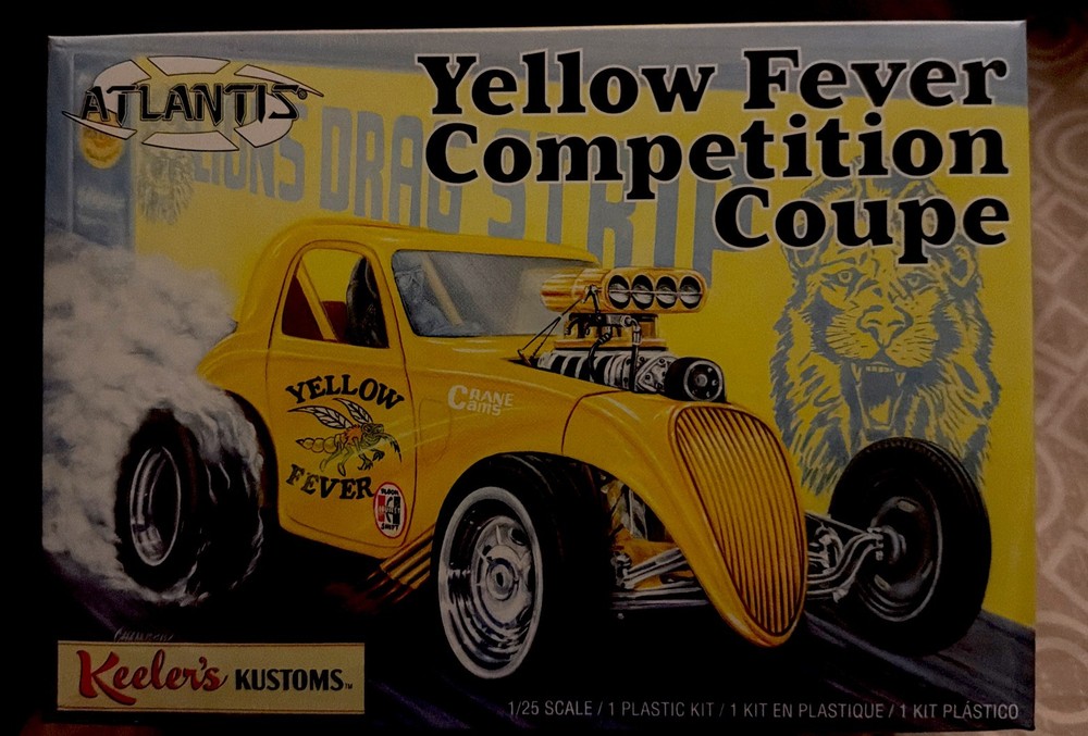 Atlantis 13101 Yellow Fever Competition Coupe Model Kit