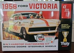 AMT 1/25 Scale Trophy Series 1956 Ford Victoria 3 in 1 Hardtop Retro DELUXE