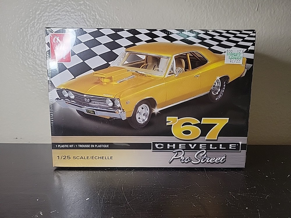 SEALED – AMT 1967 CHEVELLE PRO STREET MODEL KIT 1:25 SCALE