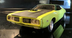 SUPER CHARGER DODGE MUSCLE CAR MPC 1/25 Scale #1-0806 custom built nice green