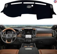 Dash Mat Cover Custom Interior Center Console Compatible with Dodge Ram 1500