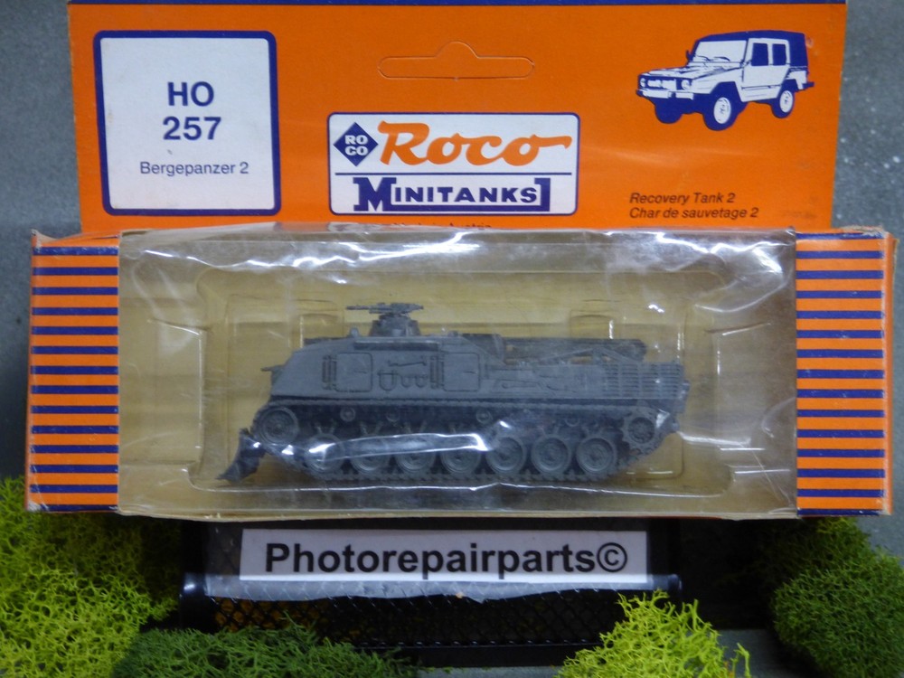 Roco Minitanks 1/87 Modern German Standard Leopard Recovery Vehicle Lot #7408©