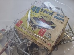 AMT 49 Ford Club Coupe Customizing Model Kit Parts Only