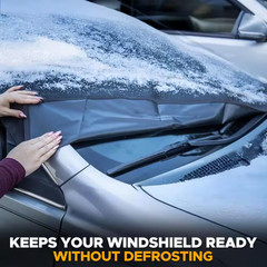73.5″ X 42.5″ X-Large Insulationtruck Windshield Cover for Ice Snow, 600D Oxford