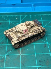 PRO BUILT & Painted 1/72 German Panzer III Ausf G Tank Afrika Korp Wargame model
