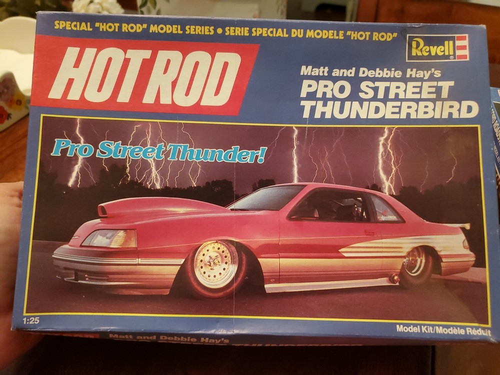 Hot Rod Matt and Debbie Hay’s Pro Street Thunderbird 1:25 Kit 7440 New Open Box