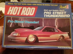 Hot Rod Matt and Debbie Hay’s Pro Street Thunderbird 1:25 Kit 7440 New Open Box