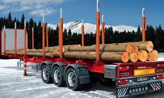 Italeri Timber Trailer Model Kit IT3868 1:24 Scale