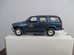 1996 Chevy Tahoe Atlantic Blue Dealer Promo “Motor Trend Truck of the Year Logo”