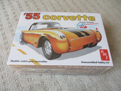 AMT Vintage 1955 Corvette Model Kit #T287 Build Stock or Drag Factory Sealed