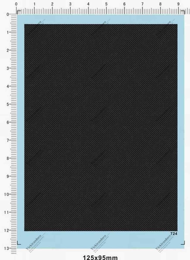 Universal Carbon Fiber black twill stripe markings Car Model Water Slide Decal