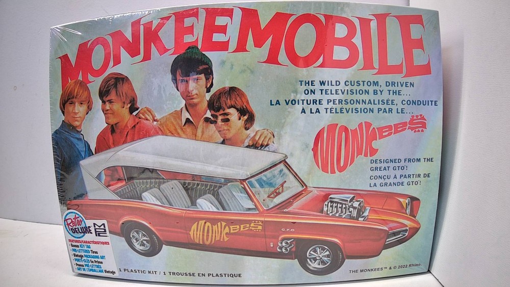 MPC Monkeemobile Pontiac GTO TV Car 1:25 Scale Plastic Model Kit 996 NISB