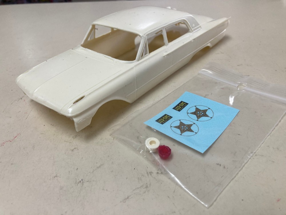 SMH Resins 61 Ford 4 door Mayberry police car 1/25 resin body