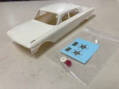 SMH Resins 61 Ford 4 door Mayberry police car 1/25 resin body