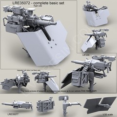 Live Resin 1/35 LRE-35072 Mk47 Advanced Lightweight Grenade Launcher (Set 4)