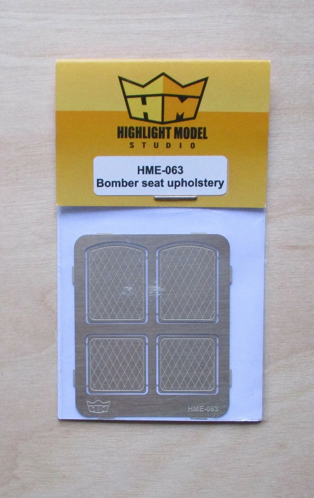 Bomber Seat Upholstery 1:24 1:25 Highlight Model Studios Detail Part #63