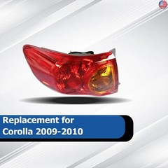 Left Side Outer Tail Light Assembly Replacement for Toyota Corolla
